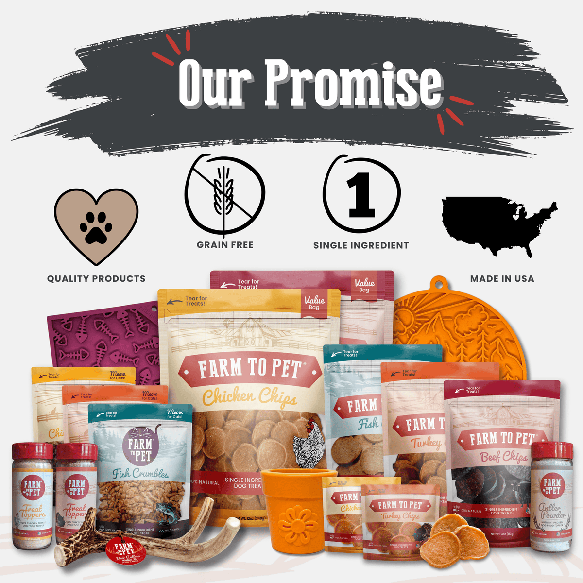 Farm to Pet Elk Antler Dog Chews – Whole & Split, All Sizes Farm To Pet