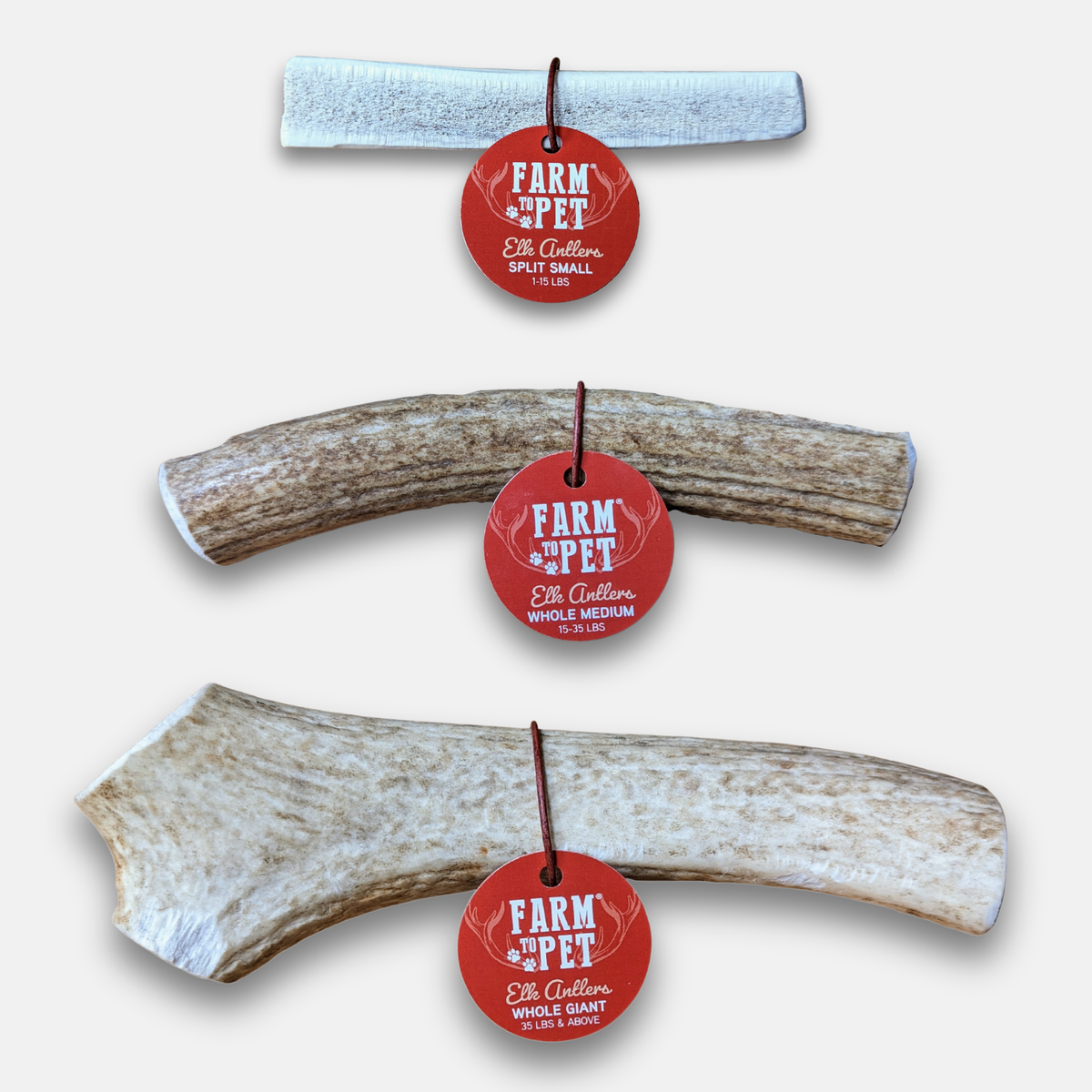 Farm to Pet Elk Antler Dog Chews – Whole & Split, All Sizes Farm To Pet