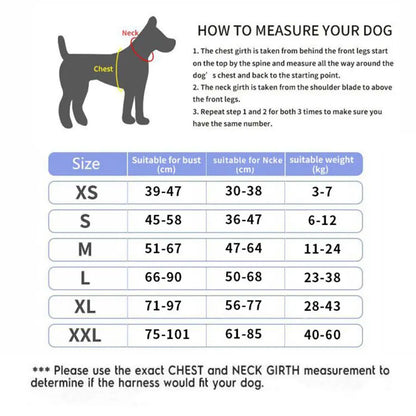 Reflective Breathable Adjustable Pet Harness