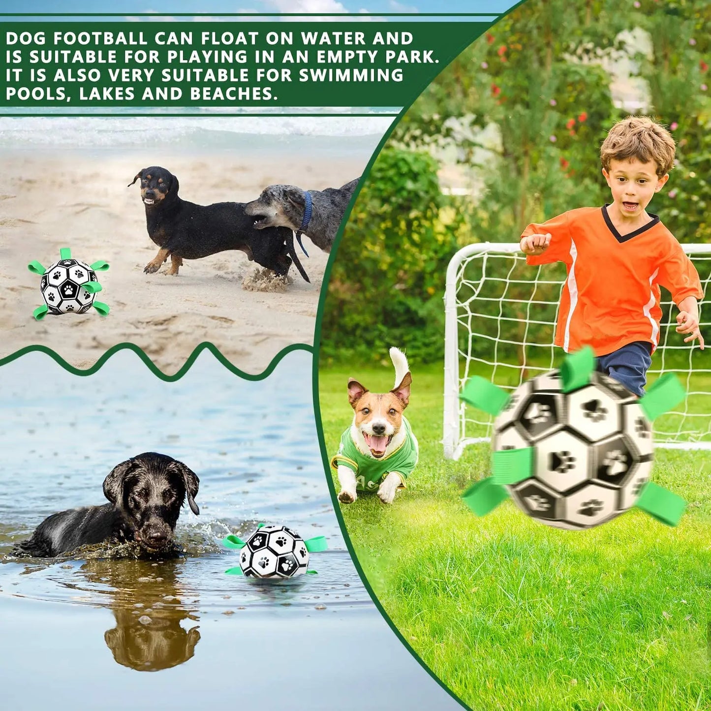 Interactive Football Toy with Grab Tabs