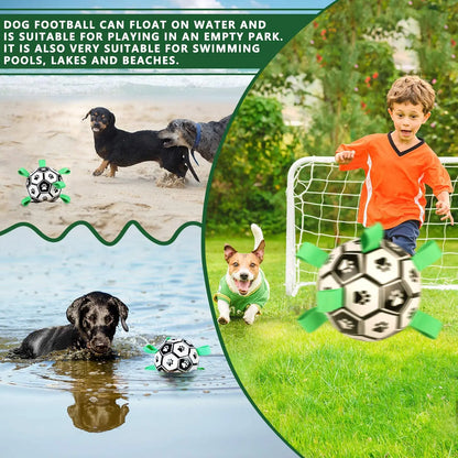Interactive Football Toy with Grab Tabs