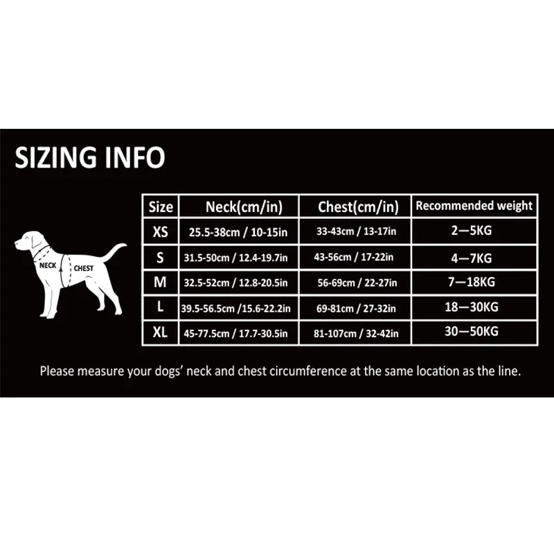 Reflective Nylon Harness No Pull Adjustable Lead Walking Running