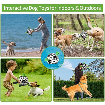 Interactive Football Toy with Grab Tabs