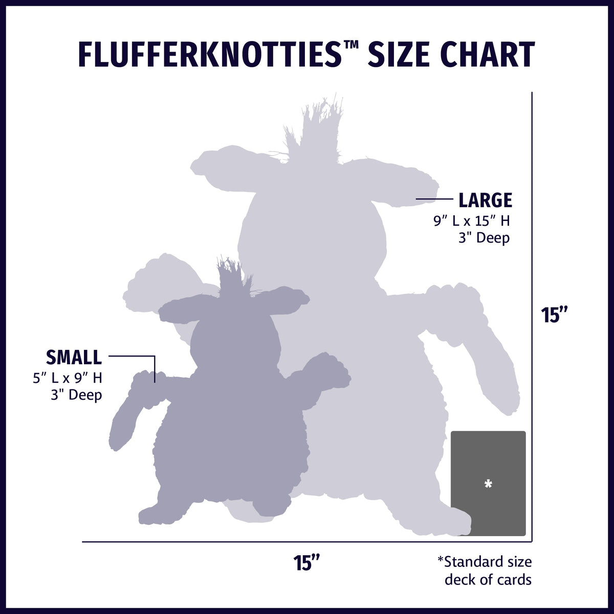 Louise Lamb HuggleFleece® FlufferKnottie™ Plush Dog Toy – Soft Body, Tuffut Limbs HuggleHounds
