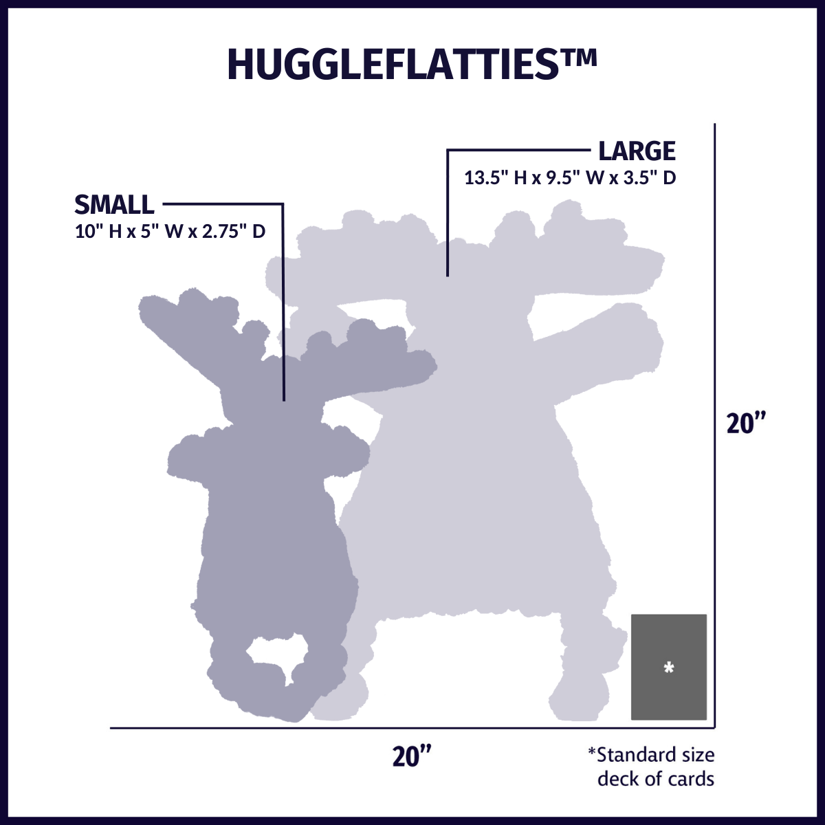 Morris Moose HuggleFlatties™ Plush Dog Toy – 3 Squeakers, Crinkle & Machine Washable HuggleHounds