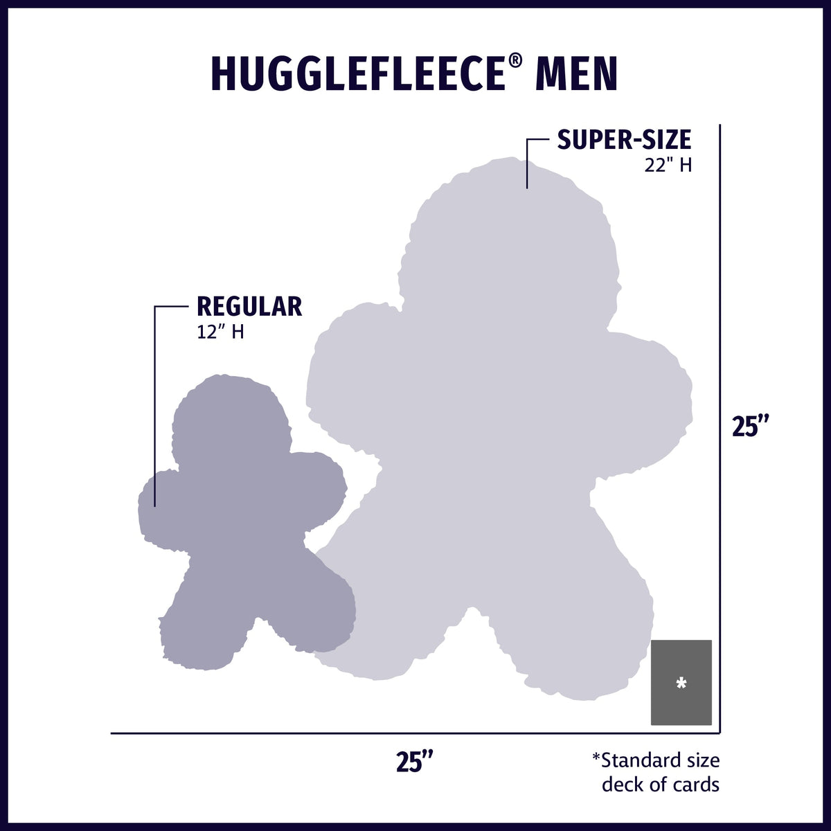 HuggleFleece® Man Plush Dog Toy – Soft, Washable Fleece Toy for Dogs HuggleHounds