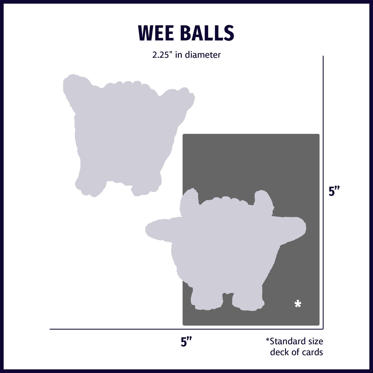Wee Huggles® Corduroy Plush Ball Dog Toys – 5-Pack for Small & Toy Breeds HuggleHounds