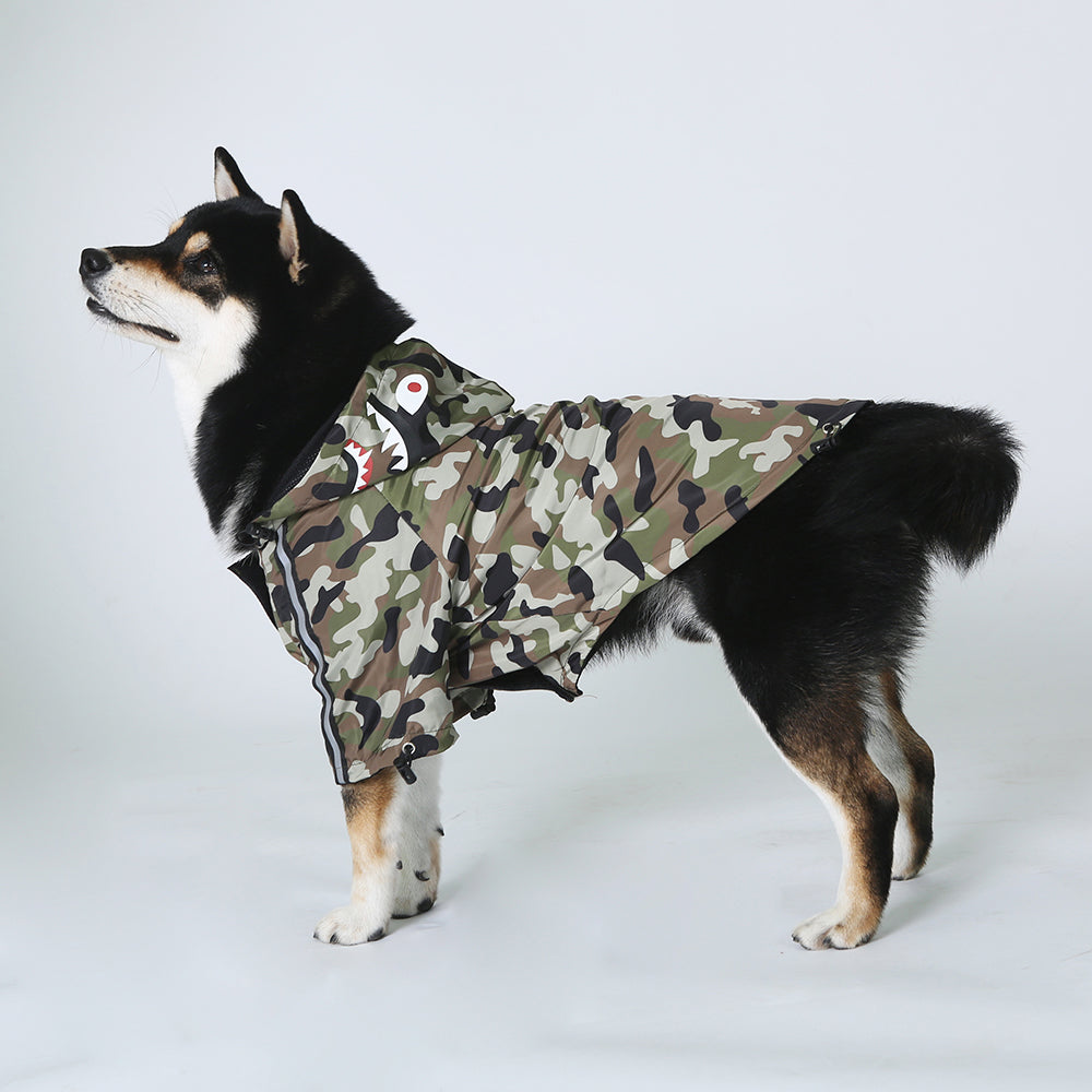 Windproof Waterproof Dog Rain Jacket | Reflective Hooded Raincoat for Dogs & Cats | S–5XL Furr Baby Gifts