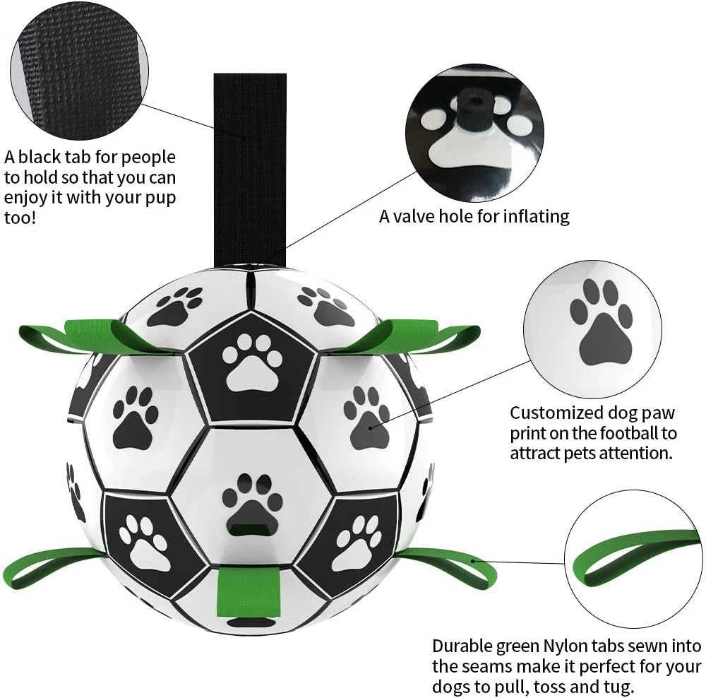 Interactive Football Toy with Grab Tabs