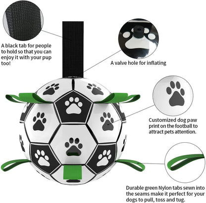Interactive Football Toy with Grab Tabs