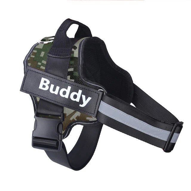 Reflective Breathable Adjustable Pet Harness