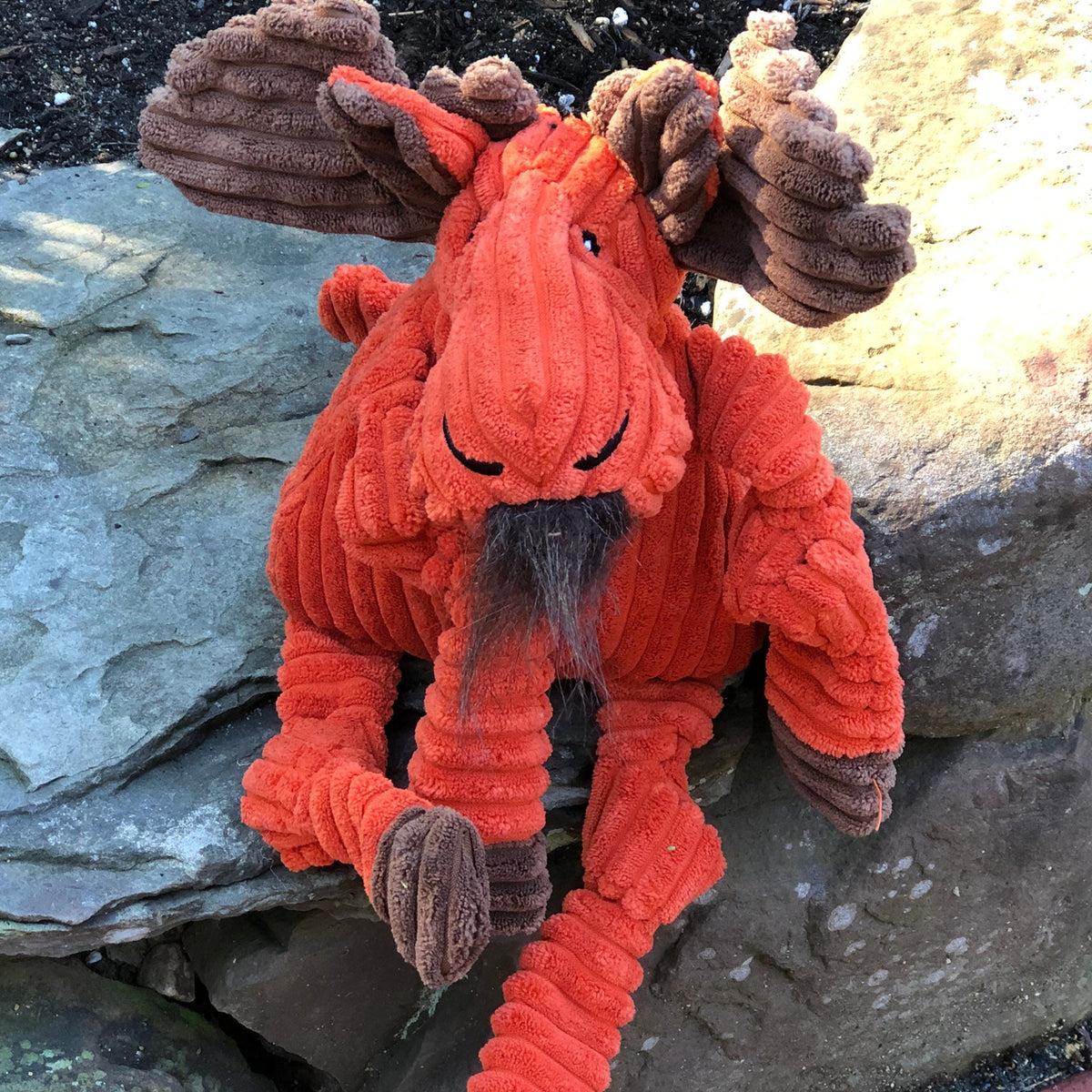 Morris Moose Knottie® Plush Dog Toy – 5-Squeaker Tug & Chew Toy HuggleHounds