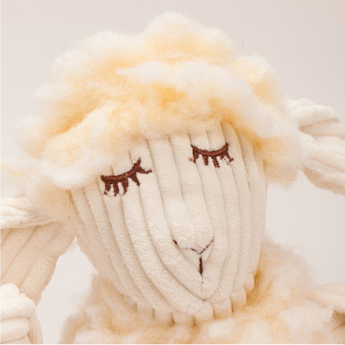 Louise Lamb HuggleFleece® FlufferKnottie™ Plush Dog Toy – Soft Body, Tuffut Limbs HuggleHounds