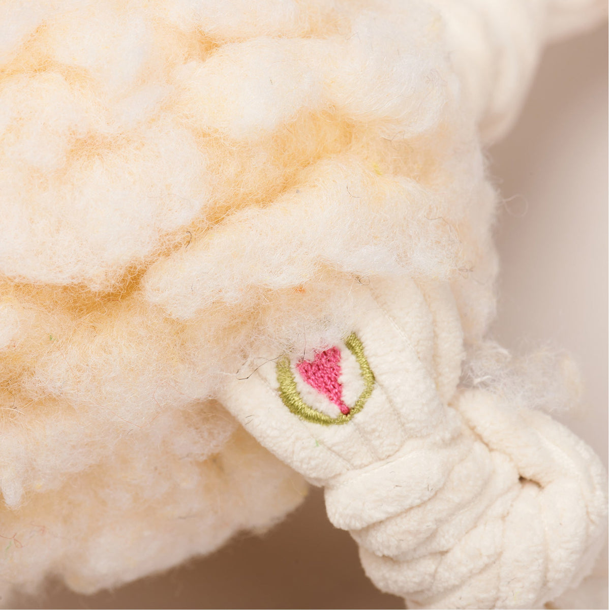 Louise Lamb HuggleFleece® FlufferKnottie™ Plush Dog Toy – Soft Body, Tuffut Limbs HuggleHounds