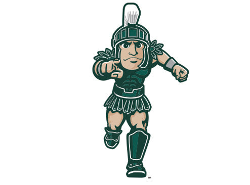 Michigan State Spartans Sparty Knottie® Plush Dog Toy – Officially Licensed NCAA HuggleHounds