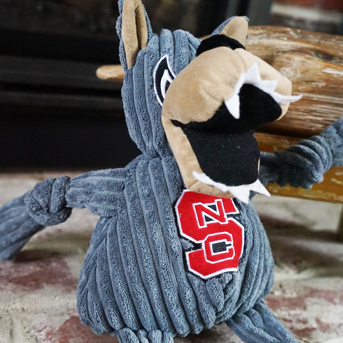 NC State Wolfpack Mr. Wuf Knottie® Plush Dog Toy – Officially Licensed NCAA HuggleHounds