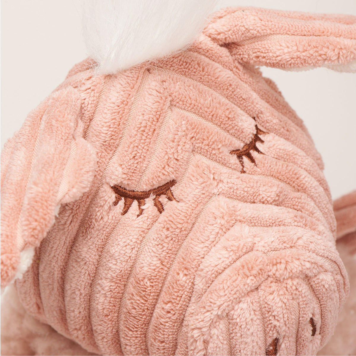 Penelope Pig HuggleFleece® FlufferKnottie™ Plush Dog Toy – 5 Squeakers, Machine Washable HuggleHounds