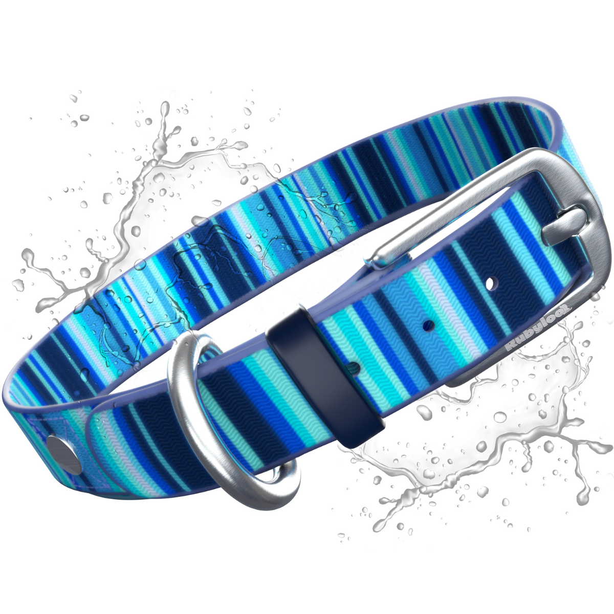 Rubyloo Waterproof Dog Collar | Washable, Stink-Proof & Quick-Dry | S/M/L Rubyloo