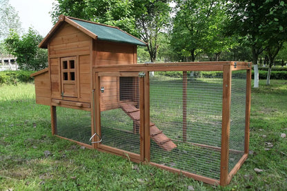 Outdoor Chicken Coop for 2-4 Chickens Wooden House