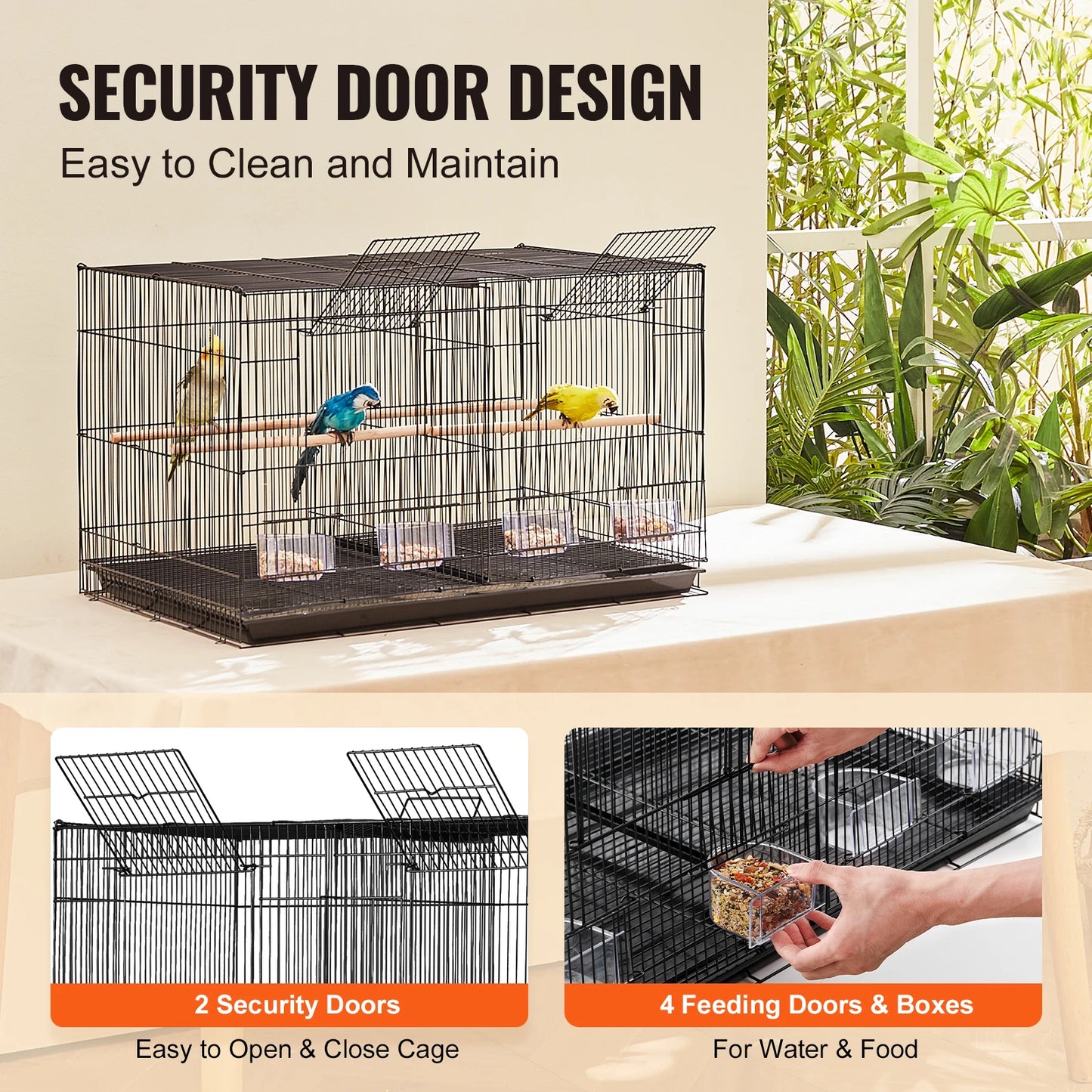 30In Flight Bird Cage Stackable