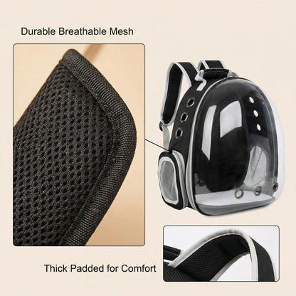 Portable Transparent Pet  Carrier  Breathable