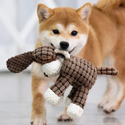 Plush Squeaky Puppy Chew Toy