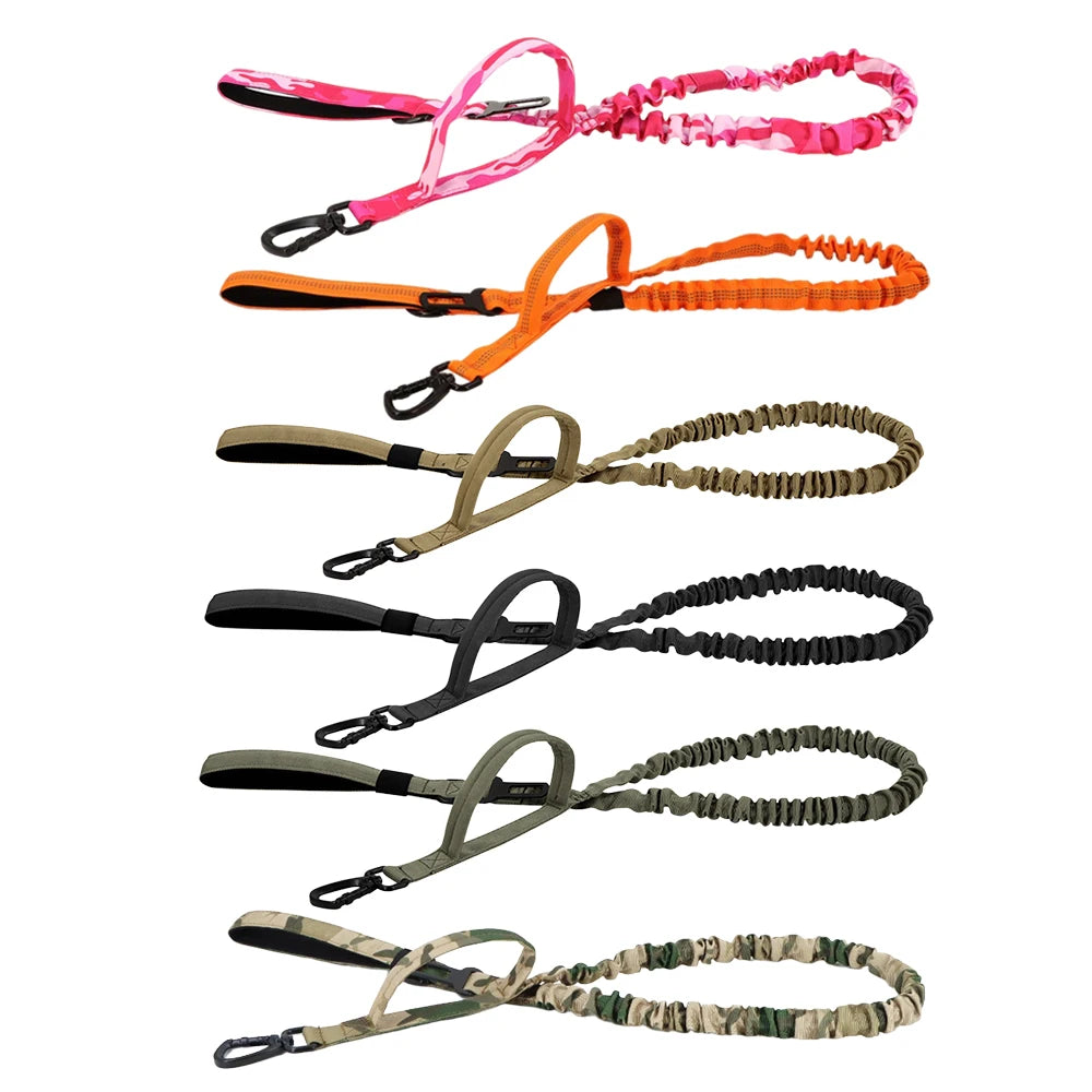 Military Adjustable Leash Quick Release With 2 Control Handle