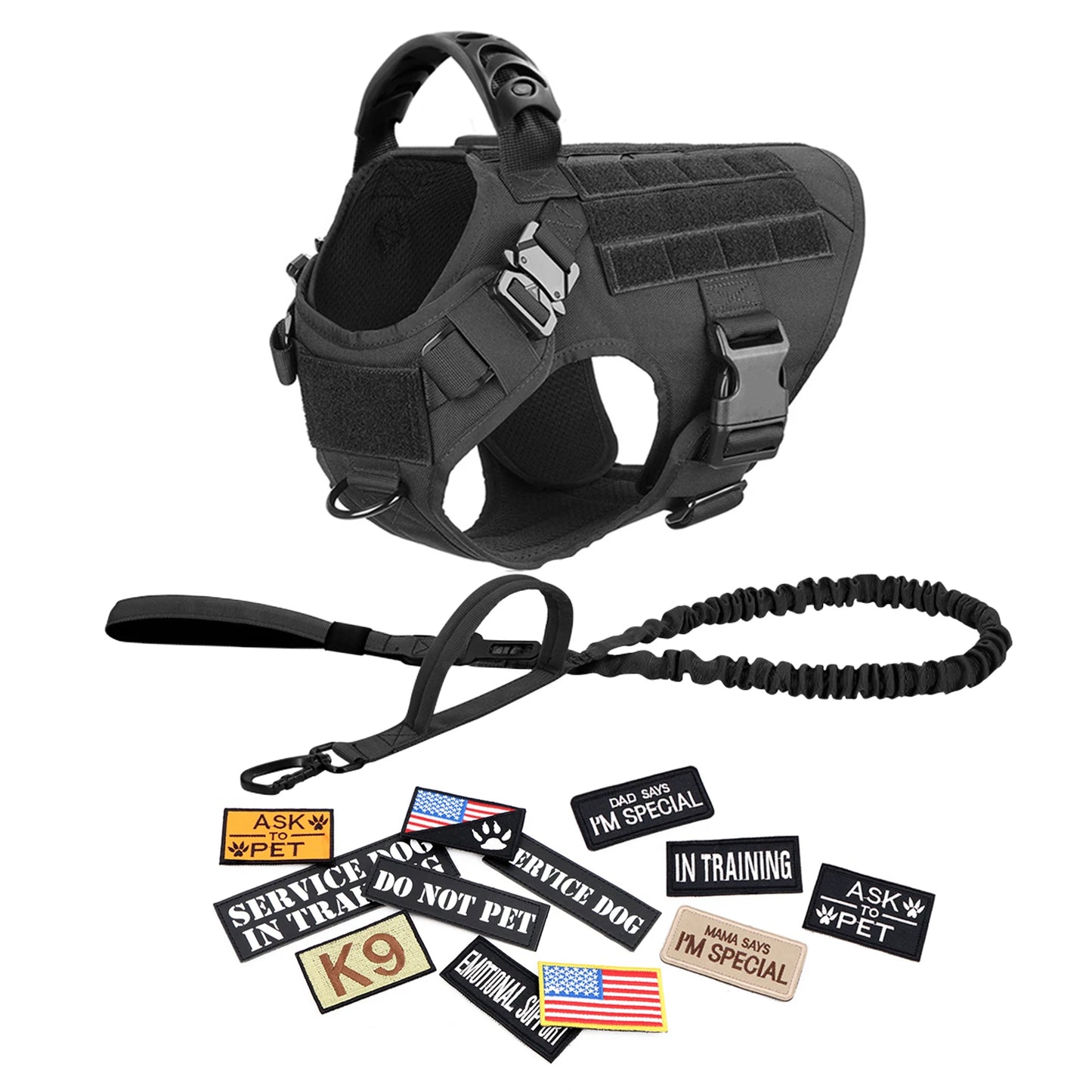 Large Dog Harness Training Vests