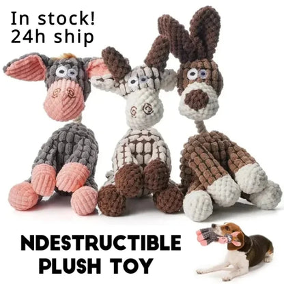 Plush Squeaky Puppy Chew Toy