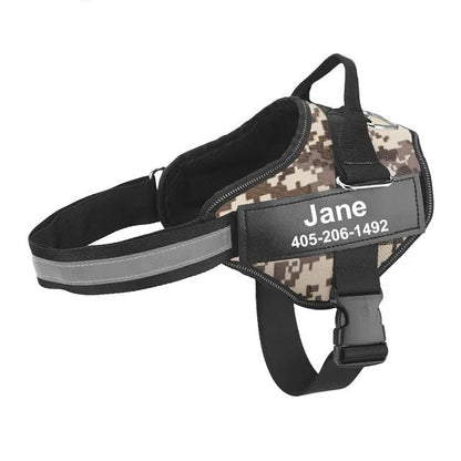 Dog Harness Adjustable Vest Reflective Breathable