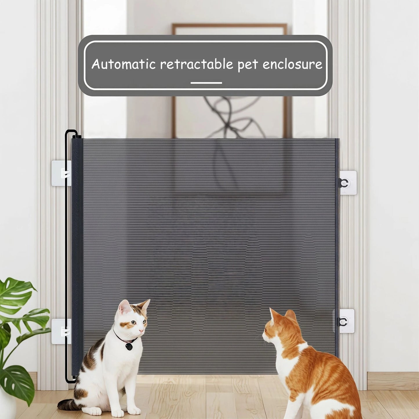 Automatic Retractable Pet Gate