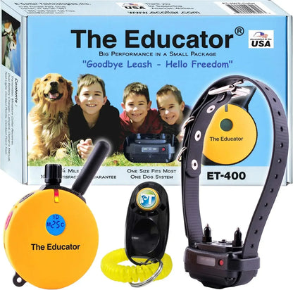 ET-400 E Collar for Dog Training with Remote - 3/4 Mile Range Waterproof