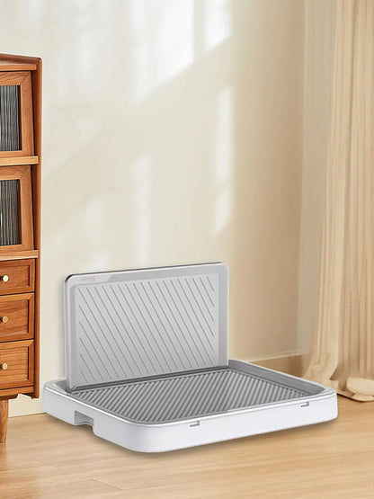 Dog Potty Tray with Pee Wall Anti-Splash