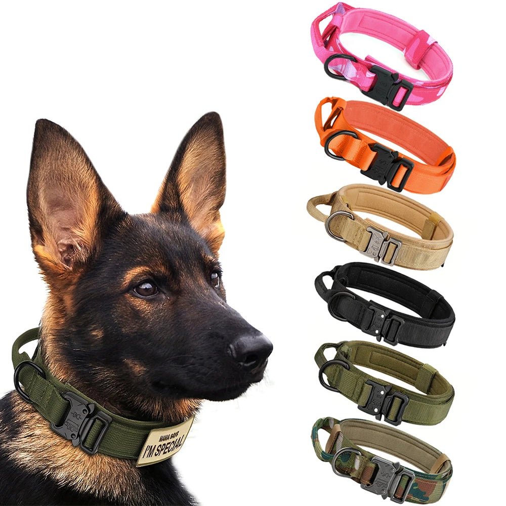 Training Collar Adjustable Tactical And Leash Set Control Handle