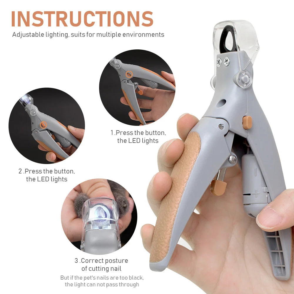 LED Light Nail Clipper