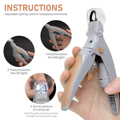 LED Light Nail Clipper