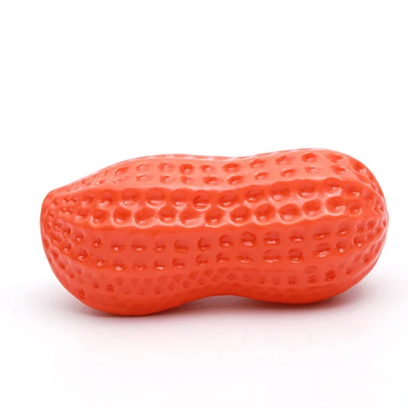 Chewing Toy Peanut Squeaking Anti Bite Rubber