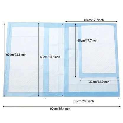 40/50/100/200pcs Super Absorbent Odor-Control Diaper And Training Pads