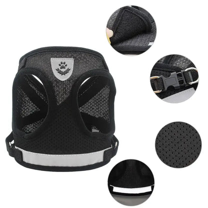 Undershirt Harnesses Mesh Breathable Adjustable