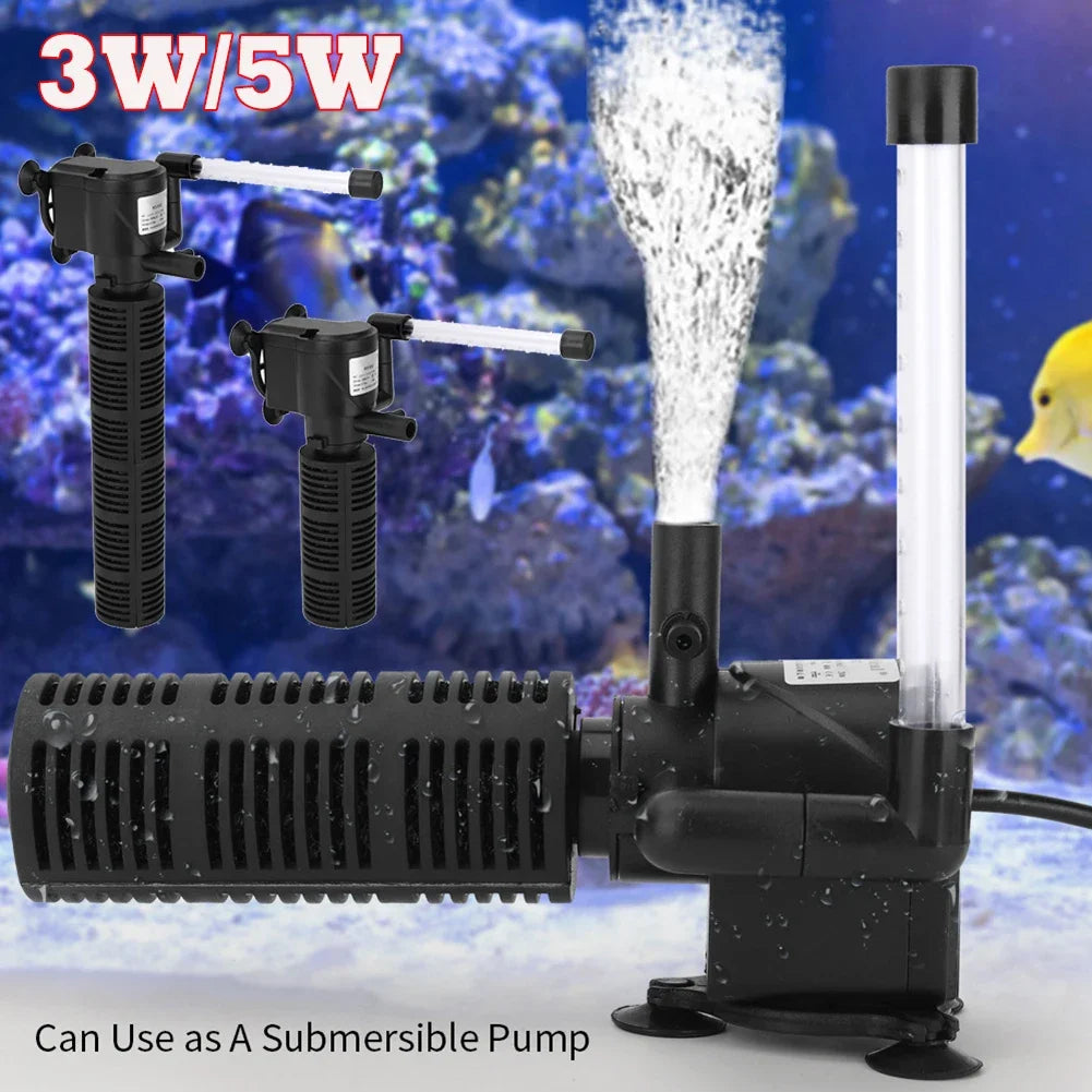 3 in 1 Silent Aeration Water Purifier Internal Pump