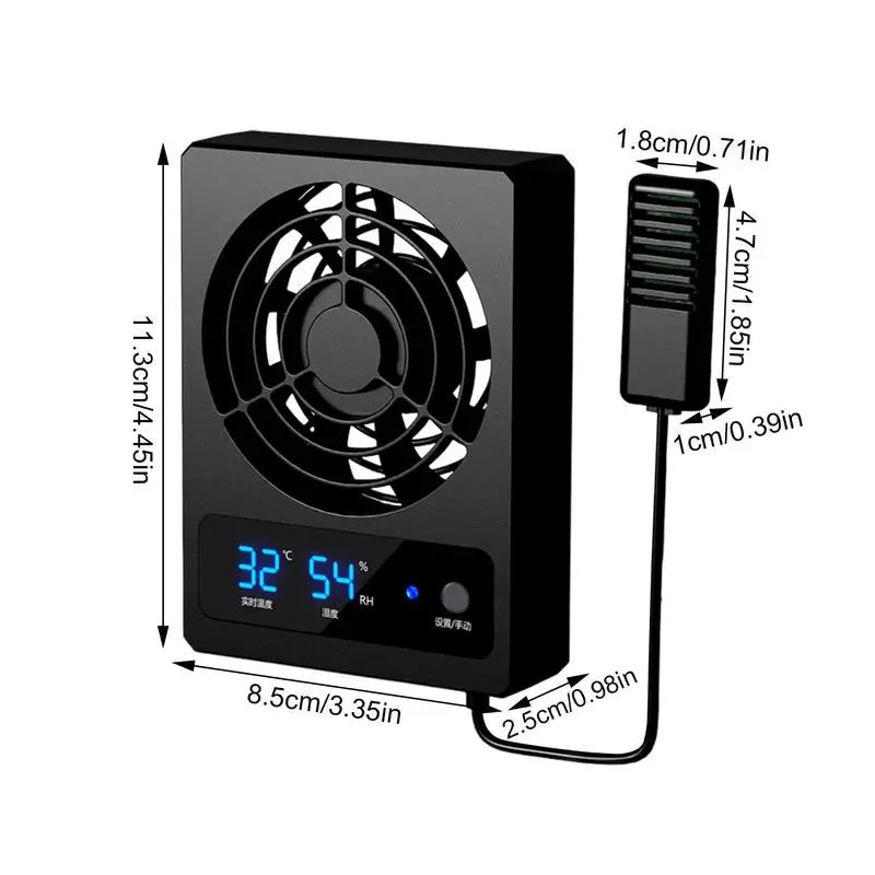 Ventilation Fan Enclosure Smart Cooling Fan