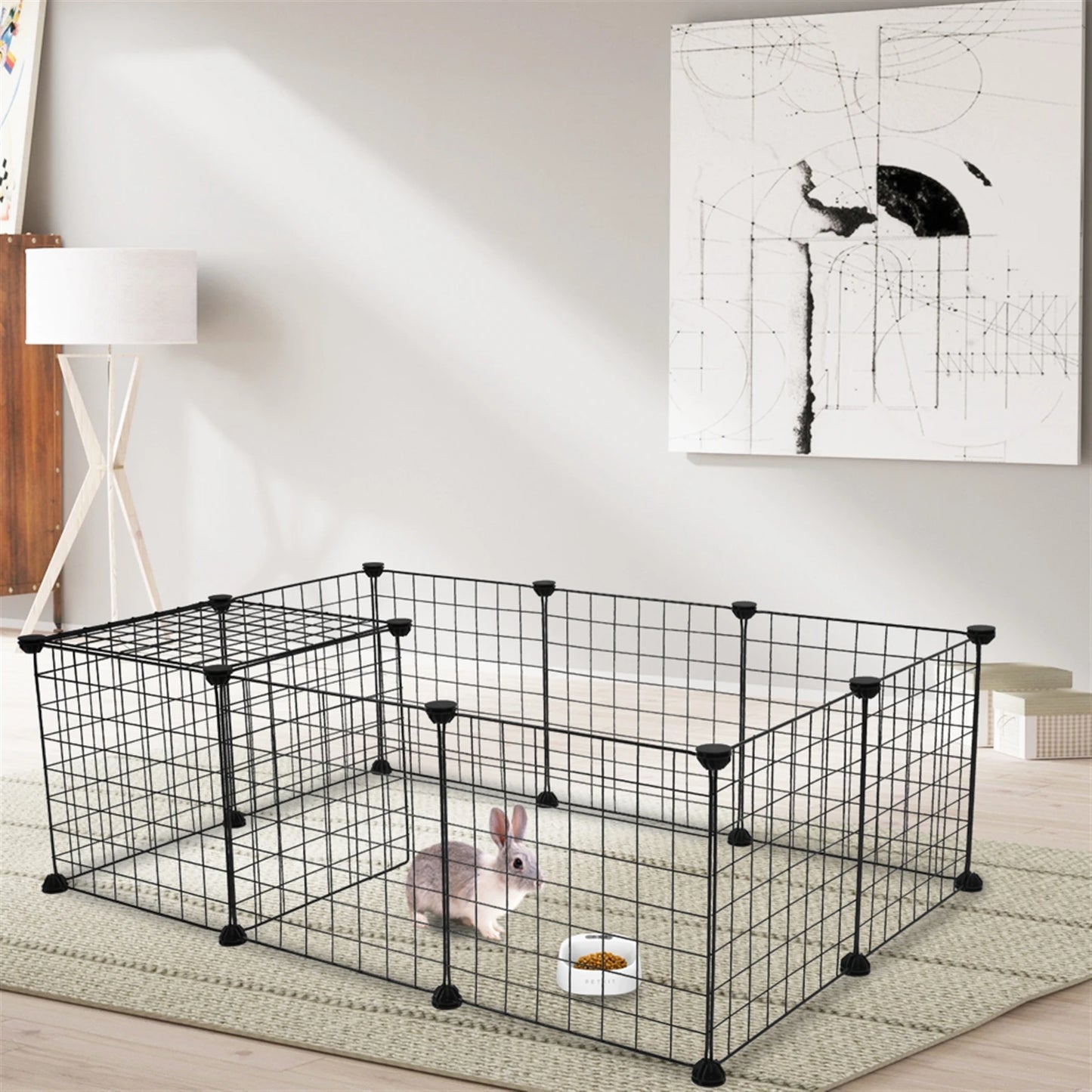 Playpen Small Animal Cage Indoor Portable Metal Wire
