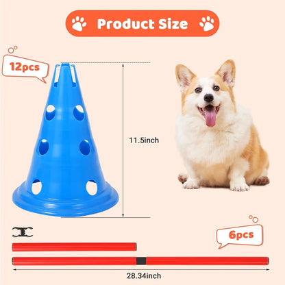 Dog Hurdle  Agility Course Backyard Set