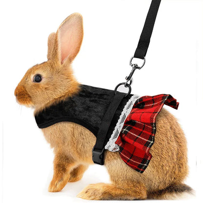 Cute Rabbit Chest  Harness with Leash