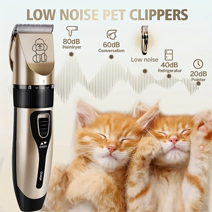 Low-noise  USB  pet grooming tool