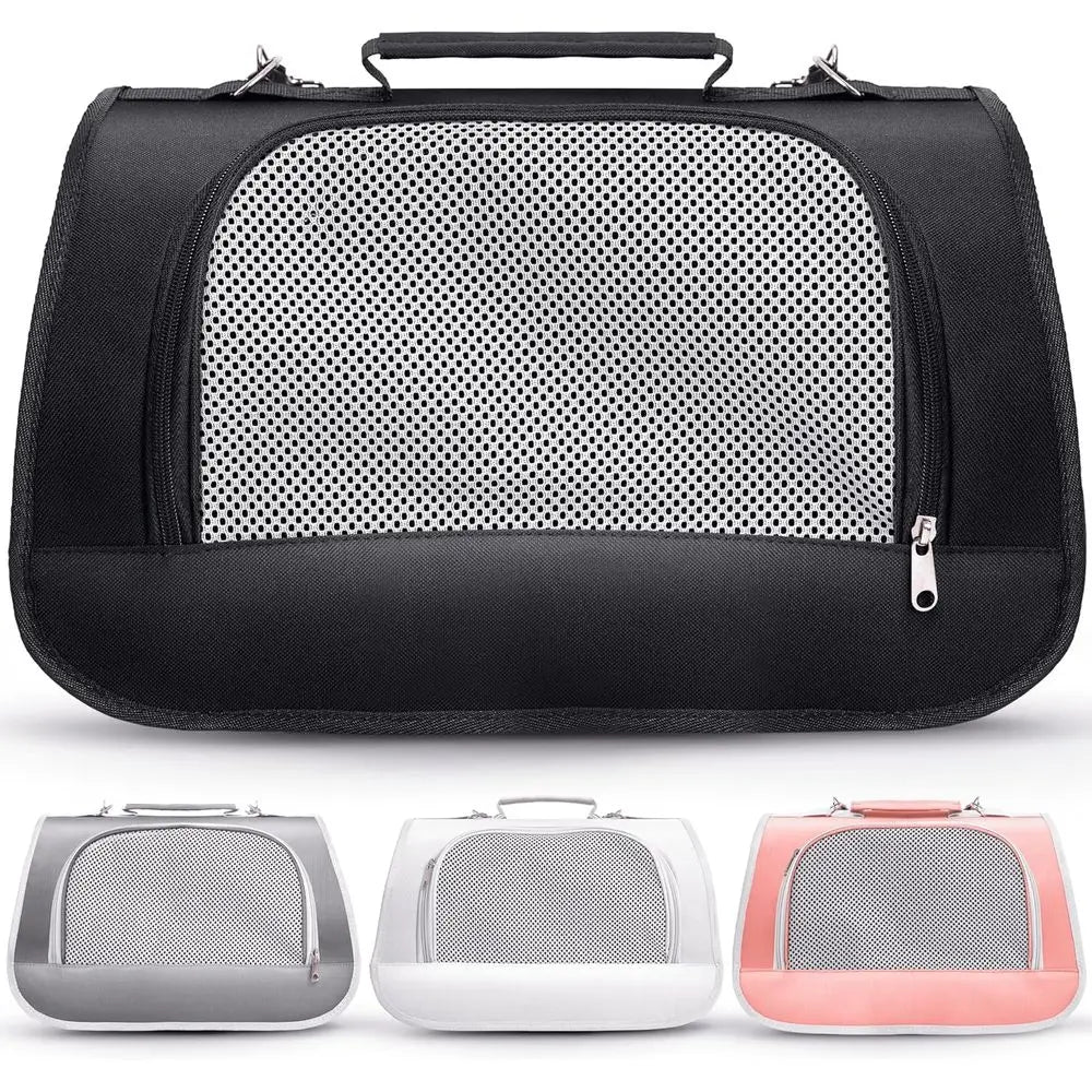 Small Pet Carrier for Cats, Rabbits, Guinea Pigs – Airline Approved