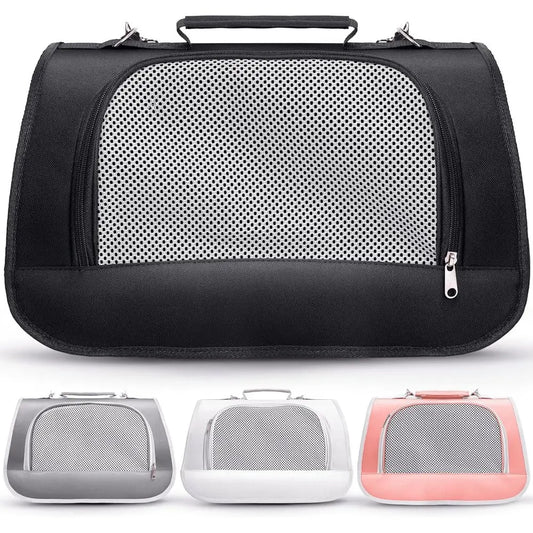 Small Pet Carrier for Cats, Rabbits, Guinea Pigs – Airline Approved