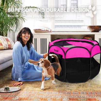 Portable Foldable Pet Playpen for Indoor and Outdoor