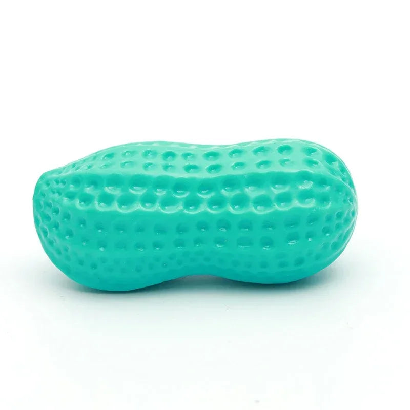 Chewing Toy Peanut Squeaking Anti Bite Rubber