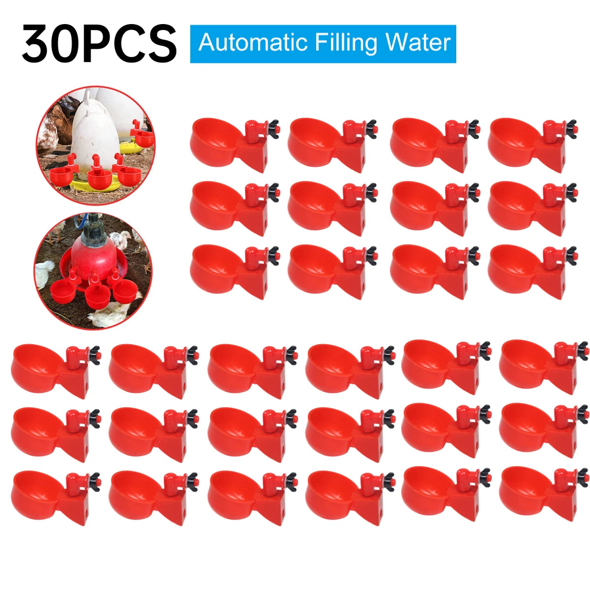 36-1PCS Chicken Automatic Drinker Feeder